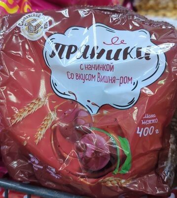 Пряники вишня-ром