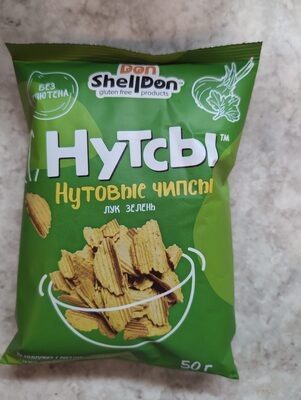 Нутсы нутовые чипсы Лук Зелень