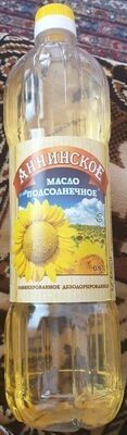 Аннинское "Масло дюподсолнечное"