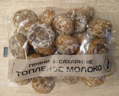 Пряники заварные глазированные "Сахарные" с ароматом топлёного молока