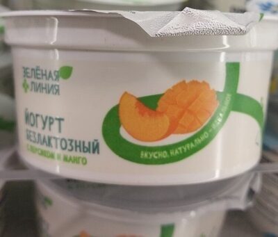 Йогурт Зел.лин б.л персик манго