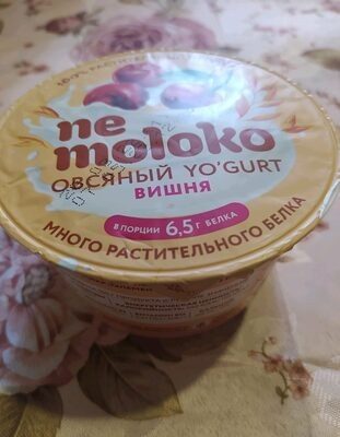 Nemoloko овсяный yo'gurt вишня