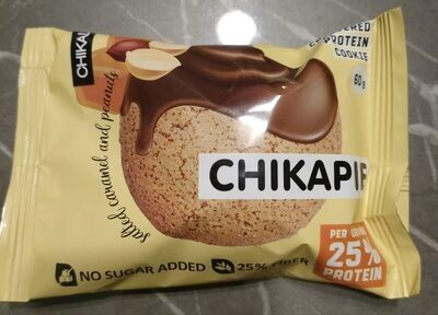 Chikapie Печенье глазированное с начинкой "Арахисовое"