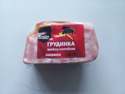 Грудинка варёно-копчёная