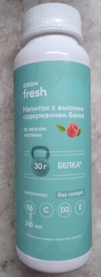 Напиток с высоким содержанием белка со вкусом малины