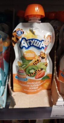 Пюре Агуша Яблоко клубника киви