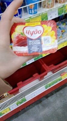 Десерт чудо банан клубника манго