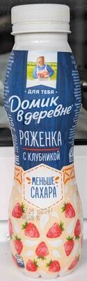 Ряженка с клубникой