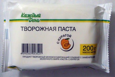 Творожная паста с курагой
