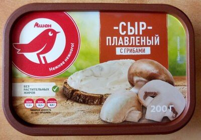 Сыр плавленый с грибами Ашан