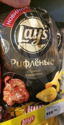 Чипсы Lay's пряная креветка