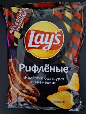 Чипсы Рифлёные "Колбаски Братвурст По-Немецки"