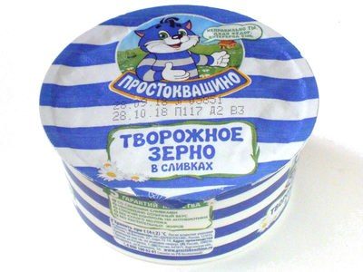 Творожное зерно в сливках