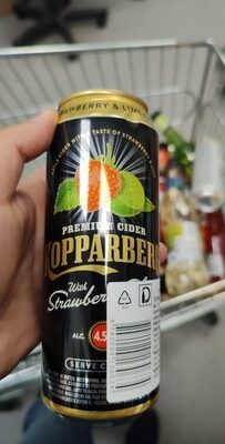 Kopparberg braškes ir laimo