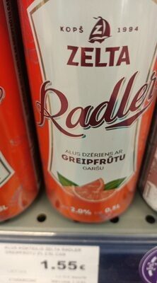 Zelta Radler greipfrūtu