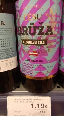 Brūža blondais eils