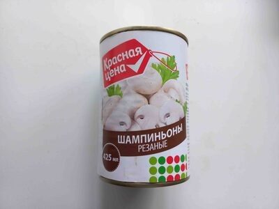 Шампиньоны резаные