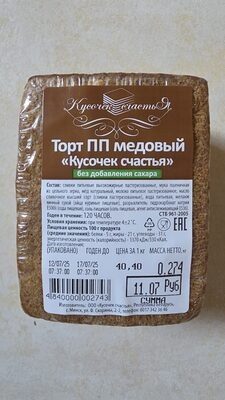 Торт ПП Медовый