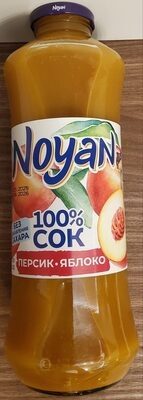 Сок персик-яблоко