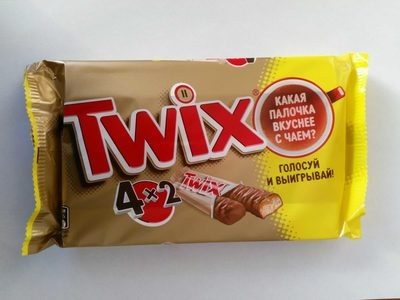 Печенье песочное TWIX® с карамелью, покрытое молочным шоколадом