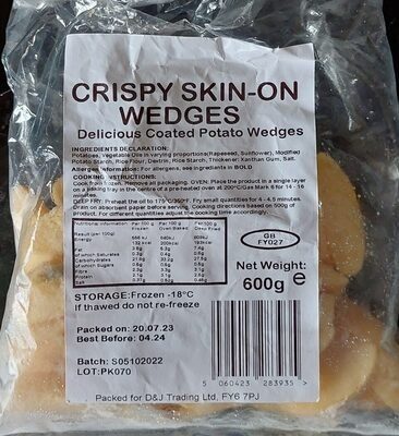Crispy Skin-on Wedges