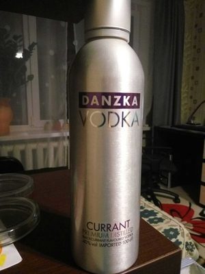 Blackcurrant flavoured vodka