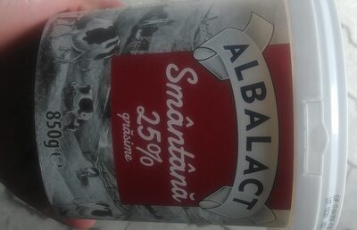 albalact smantana 25% mare
