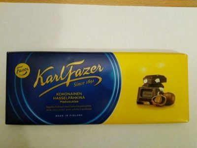 Молочный шоколад с цельным фундуком