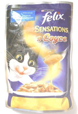 Felix Sensations в Соусе с треской в соусе с томатами