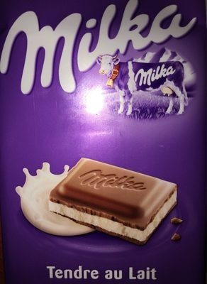 Chocolat fourré au lait