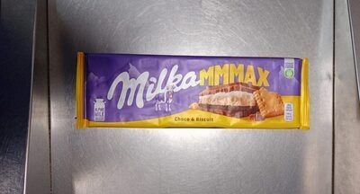 Молочный шоколад "Милка MMMAX", шокол. и молоч. начинкой и печеньем.