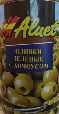 Оливки зелёные с анчоусом
