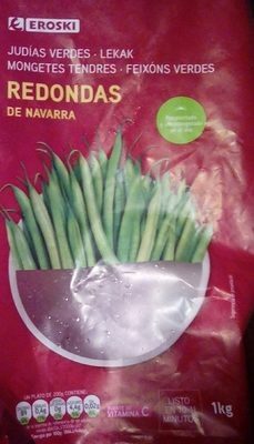 Judías verdes redondas de Navarra
