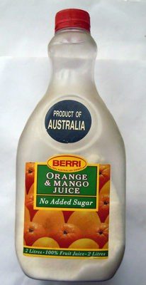 Orange & mango juice