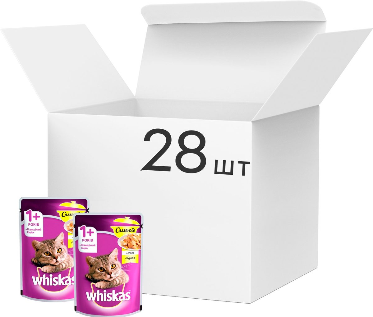 Корм для катоў Whiskas RU