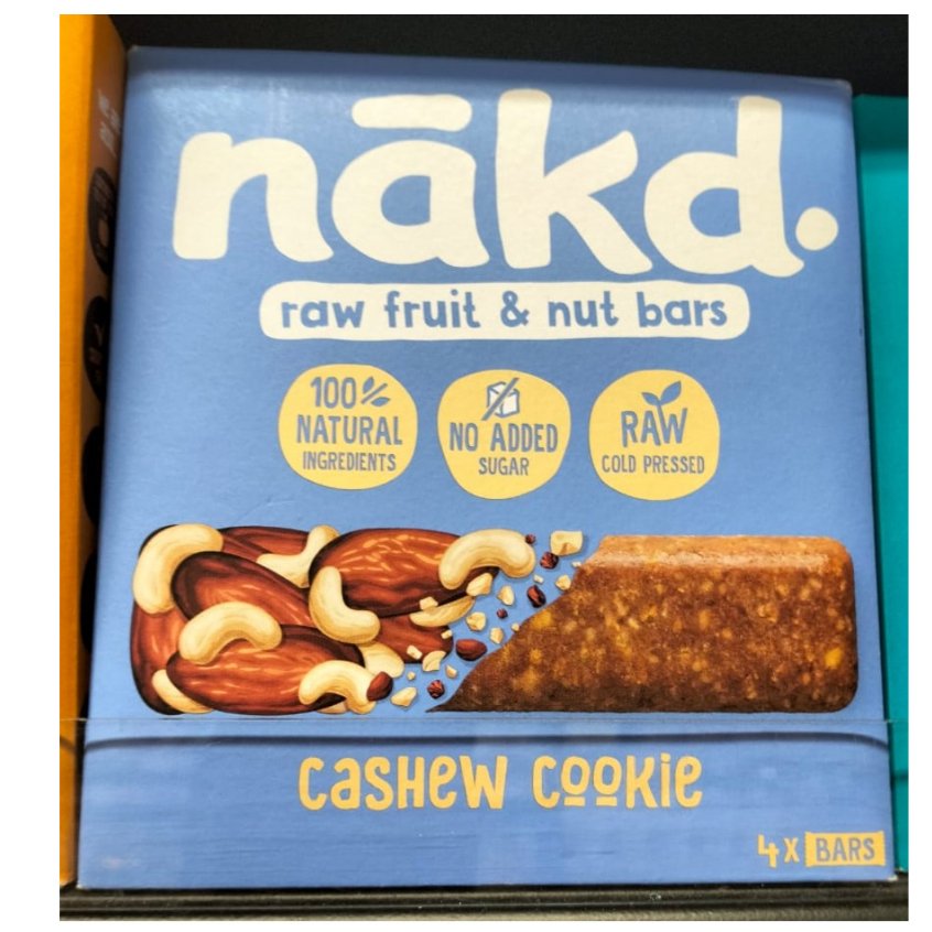 Cashew Cookie Raw Fruit & Nut WholefoodBars