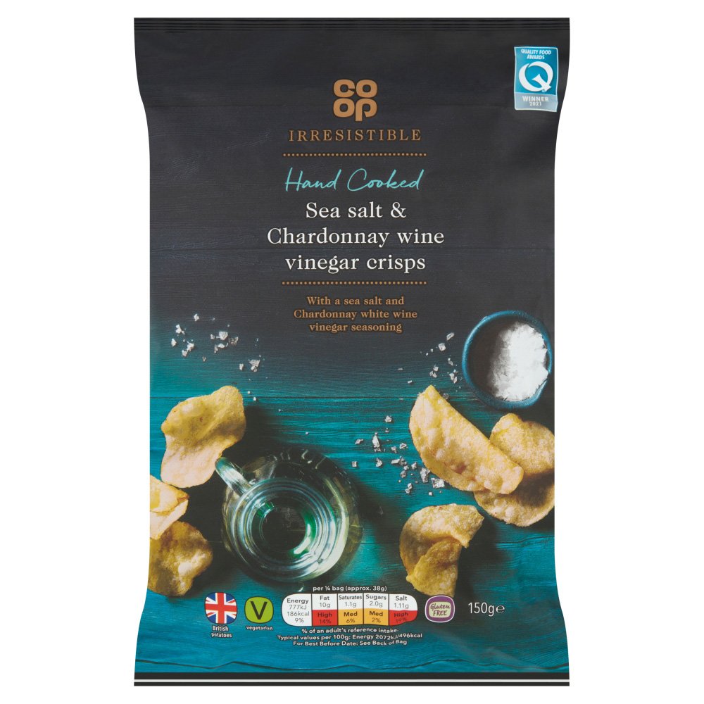 Sea Salt & Chardonnay Wine Vinegar Crisps