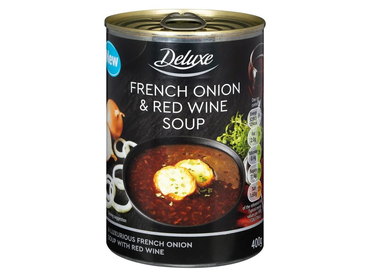 Deluxe French Onion & Red Wine Soup