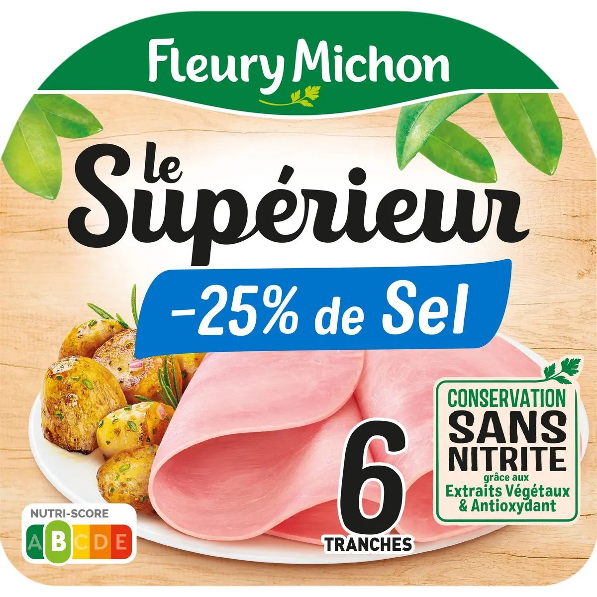 Jambon Le Supérieur -25% de Sel