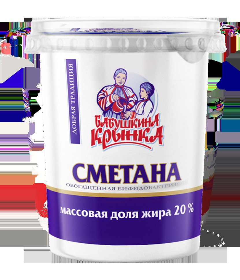 Смятана Бабушкіна крынка 20%