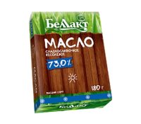 Масло сладкосливочное « Крестьянское Беллакт» несоленое, 73%, 200г.