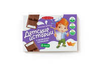Шоколад молочный "Детские истории" с молочной начинкой 100г