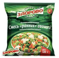 Смесь "Ранних" овощей «Живи здорово», замороженные, 400г