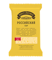 Сыр "Брест-Литовск" российский, жирность - 50%, 200 г.