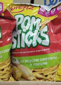 соломка картофельная Ponsticks со вкусом сметаны и специй
