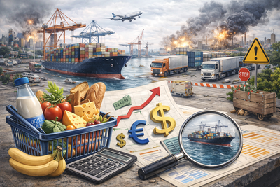 Імпартная нестабільнасць: як геапалітыка ўплывае на цану на паліцы