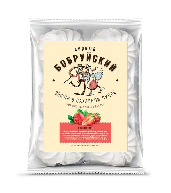 Зефир Первый Бобруйский клубничный 250г
