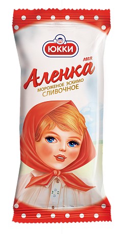 Мороженое сливочное Моя Аленка с аром ванили в глаз какао-мол эскимо 65г