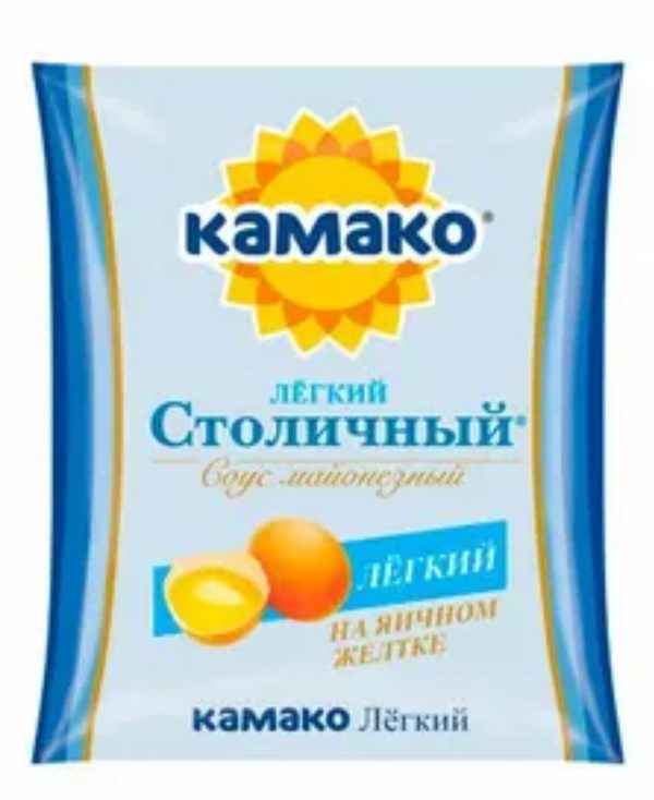 Соус майонезный «Камако» Столичный легкий, 35%, 400г.