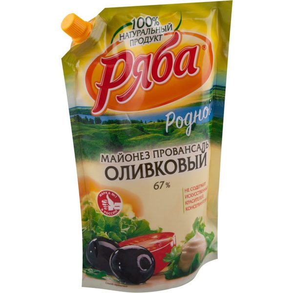 Майонез Ряба Классический Оливковый 67% ДПД 200г